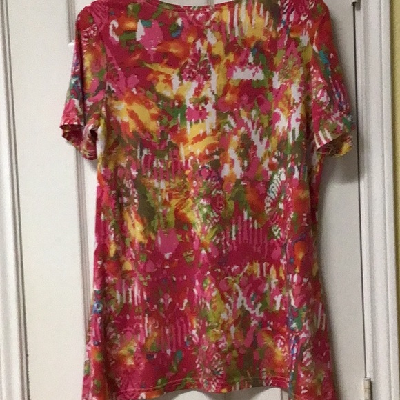 RIBBONS & SPICE SHORT SLV TUNIC MED - Picture 2 of 7